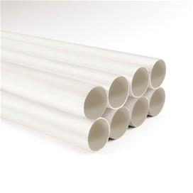 Nutone®半刚性10英尺。PVC管在白色