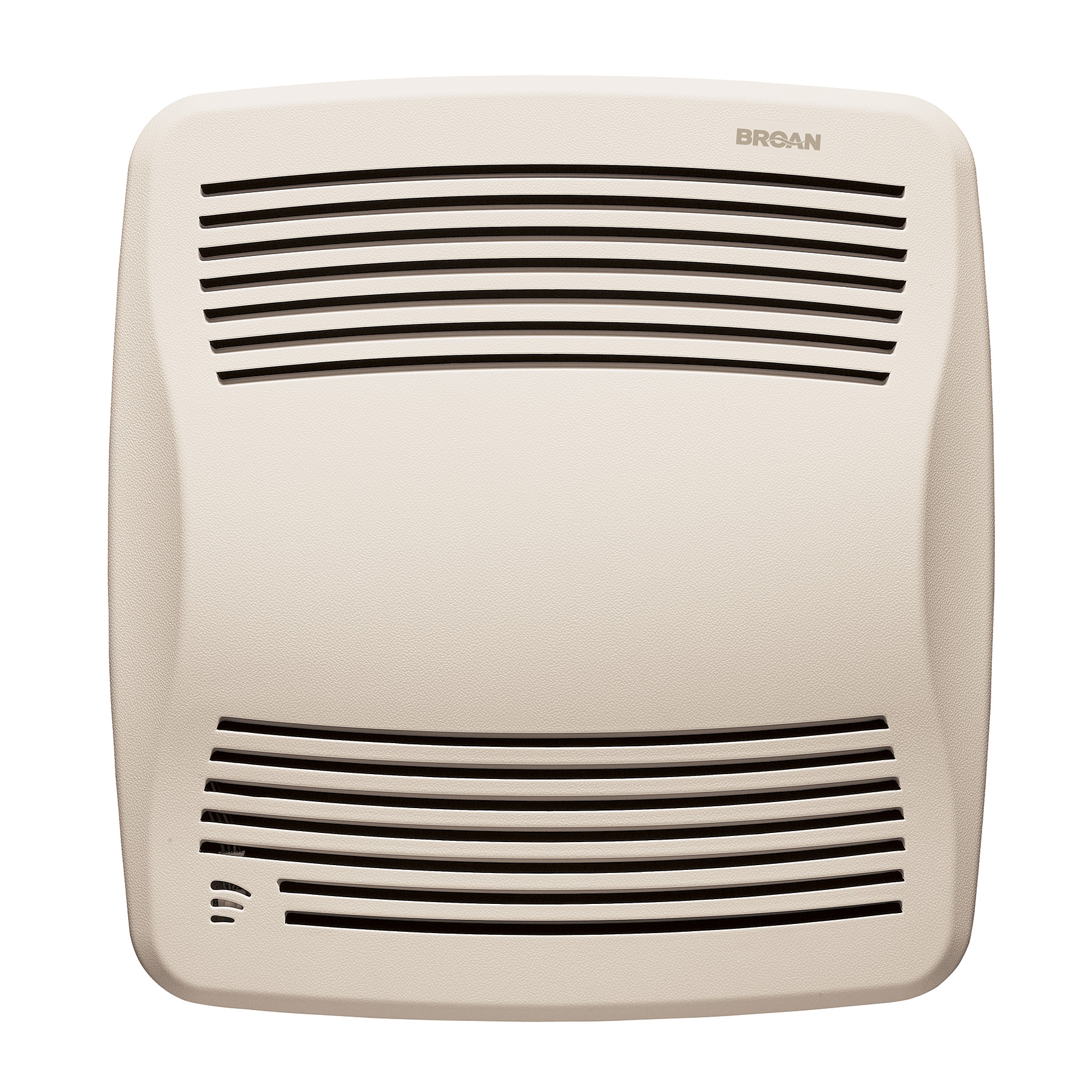 BROAN®110CFM湿度传感通风风扇与白色格栅，0.7升，能源明星认证