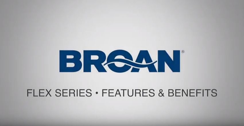 Broan Flex系列浴室通风风扇功能和好处视频